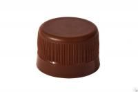 крышка коричневая d=28 *