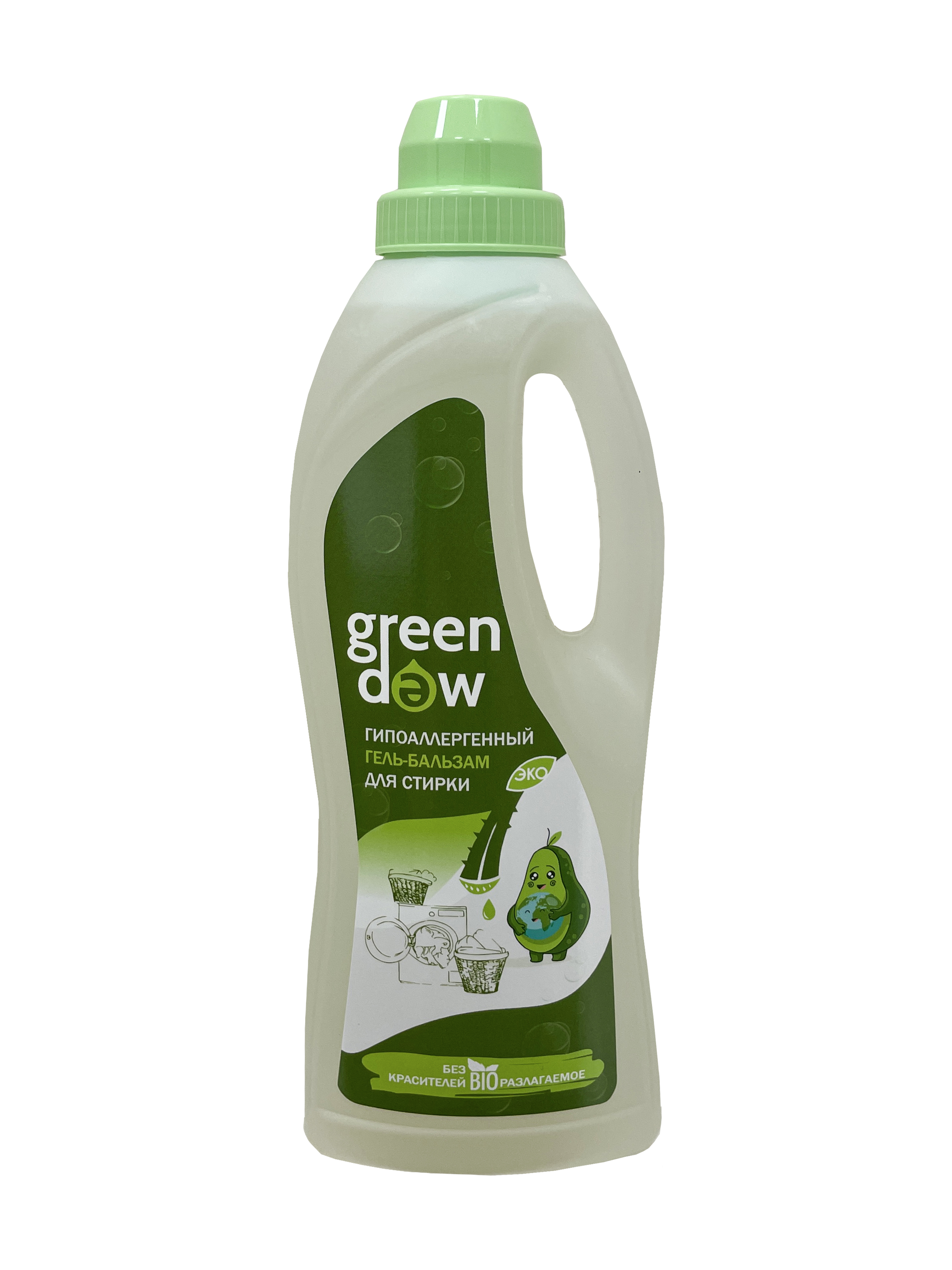 Гель-бальзам для стирки Green DEW, универсальный, гипоаллергенный, 1 л купить в Кирове по цене от производителя