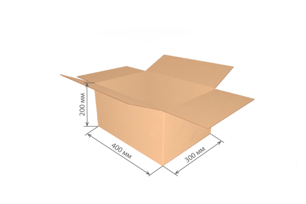 гофроящик 400х300х200 Т24С/20-25 шт *