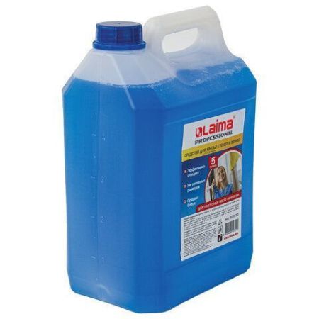 средство для стекол и зеркал Лайма 5 л *