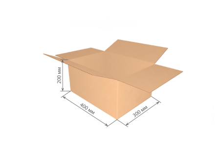 гофроящик 400х300х200 Т24С/20-25 шт *
