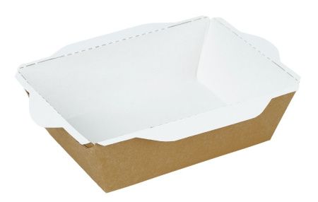 коробка бум. 400 мл OpSalad DoECO без крышки