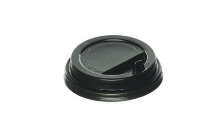 крышка д/стакана 300,400мл d=90мм черная с питейником ПП СТП/100 *