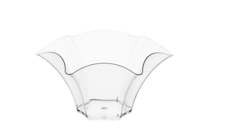 форма д/фуршетов, Чаша Розетка прозрачн./15*