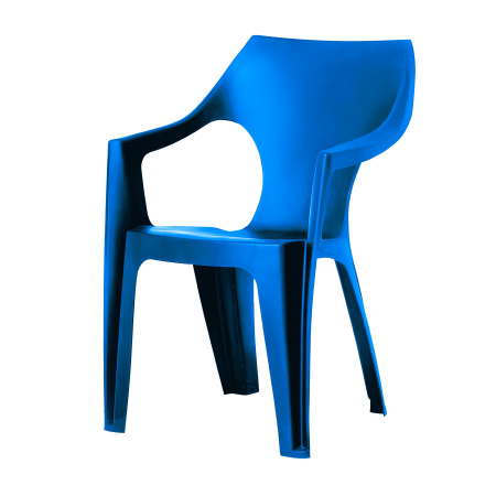 кресло пластиковое синее  Амстердам