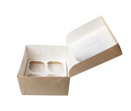 коробка бум. д/маффинов MUF 4 OSQ/160х160х100