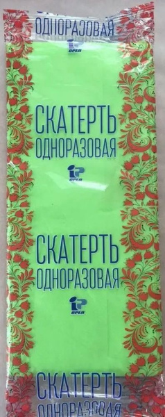 скатерть 110х140 зеленая (спанбонд)