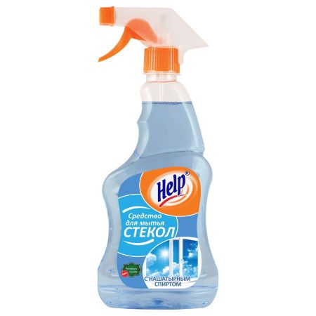 средство д/мытья стекол Хелп нашатыр спиртом. 750 мл.*