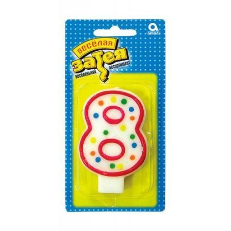 свечи д/торта  Цифры "8"