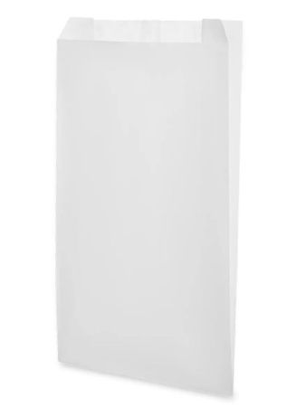 пакет бумажный с V-обр. дном 30х10х6 белый *