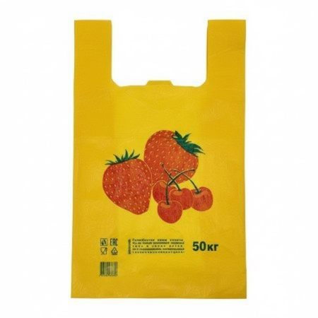 майки 30х55 Ягода цвет в ассорт. 35 мкм *