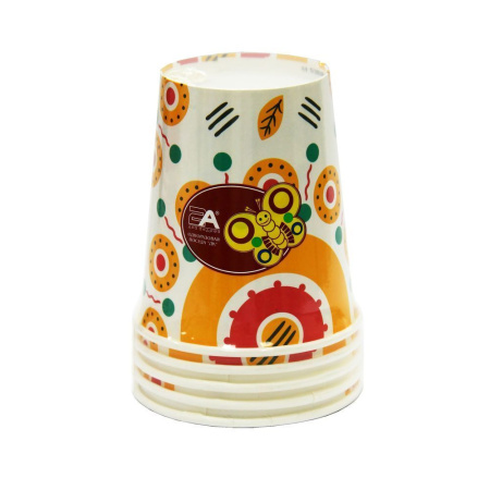 стакан бум. 200мл Дымка ДК