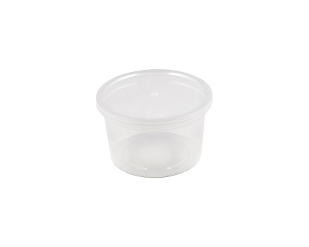 банка 0,25л прозр. прозрачная крышка/60