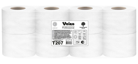 бумага туалетная Виеро 2хсл. /8  Professional *