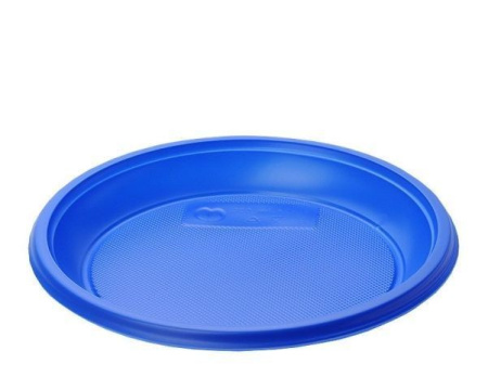 тарелка d=170 десерт. Диапазон синяя/50