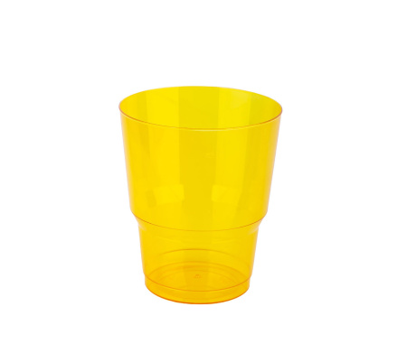 стакан 200мл Кристалл желтый