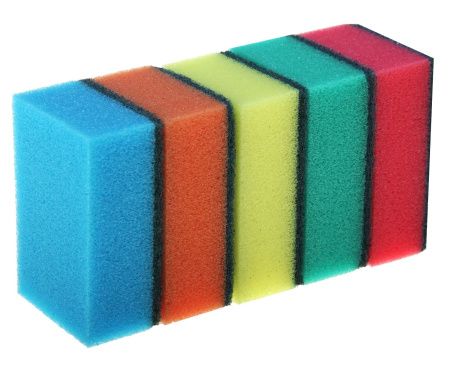 губка д/посуды Стандарт/ 5 шт