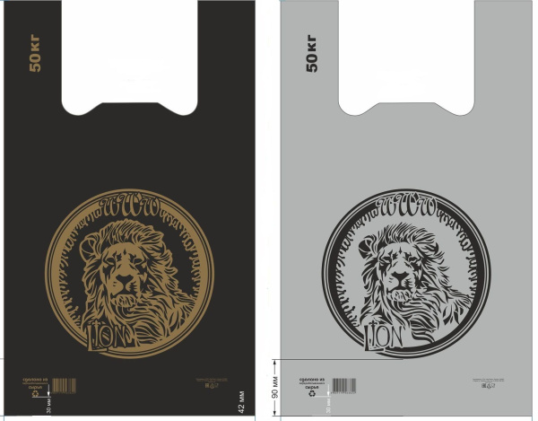 майки 40х70 Lion (Лев)/100