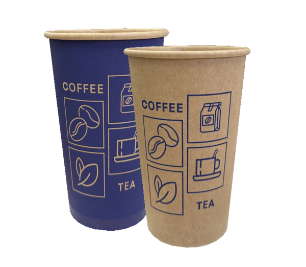 стакан бум. 350 мл Craft Line Синее настроение*