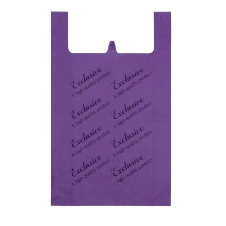 майки 50х85 фиолетовые 50 мкм