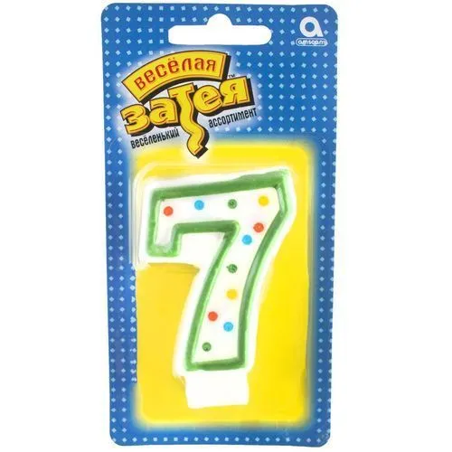 свечи д/торта  Цифры "7"