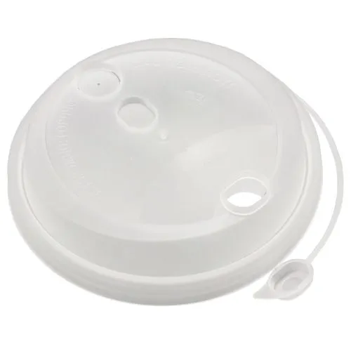 крышка д/стакана 300,400мл d=90мм матовая прозрачная с питейником ПП