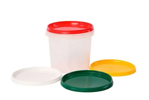 банка 0,8л прозр. красная крышка d=130/800 ПМ