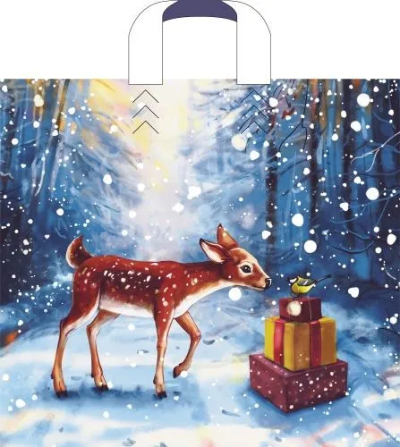 пакет петл. 38х34 Новогодняя тропа НГ